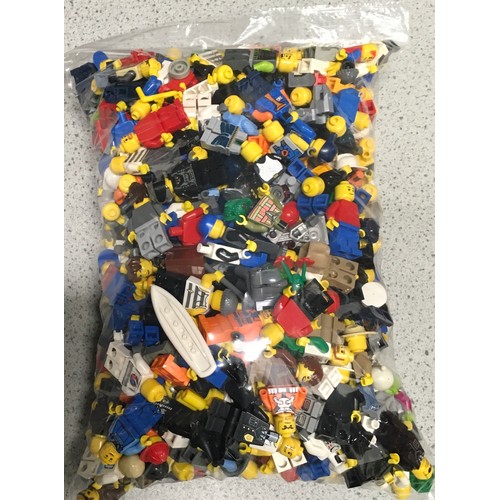 33 - Approx 300 + Lego mini figures.