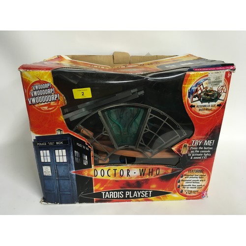 2 - Doctor Who Tardis Playset, boxed. Appears complete but not checked.