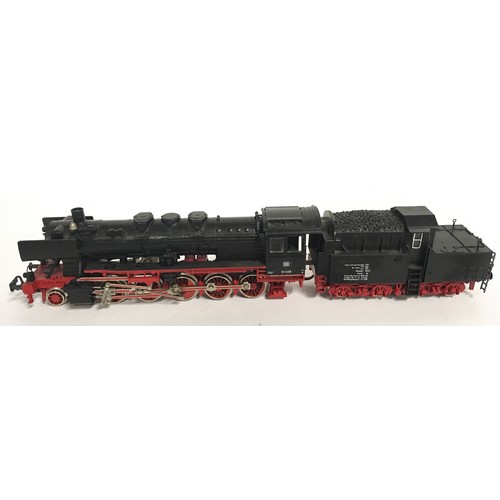 186 - Fleischmann HO Gauge 2-rail 4175 2-10-0 DB 50058 Locomotive and Cabin Tender, Excellent in Excellent... 