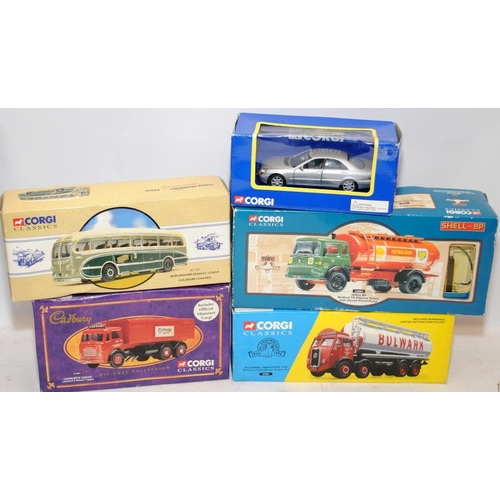 198 - Collection of boxed Corgi die-cast vehicles to include limited edition sets. Storage wear to boxes, ... 