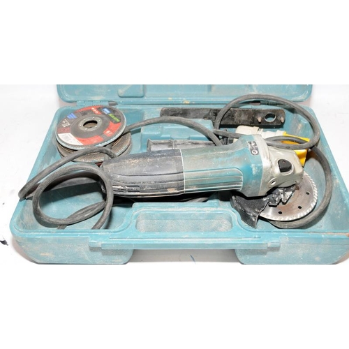 307 - Makita GA4530 disc cutter in case