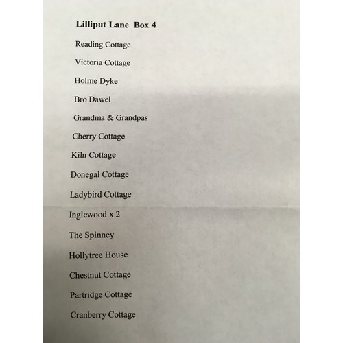 87 - 16 Lilliput lane houses to include Reading Cottage, Victoria cottage, Holme Dyke, Bro Dawel, Grandma... 