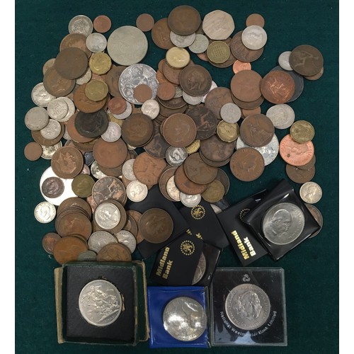 256 - Tin of GB coinage.