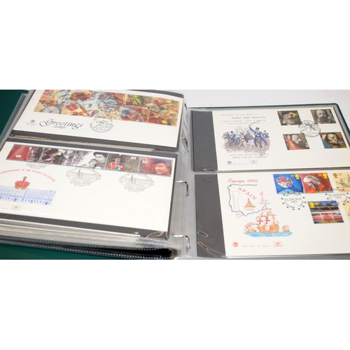 223 - Four large albums of mostly GB first day covers