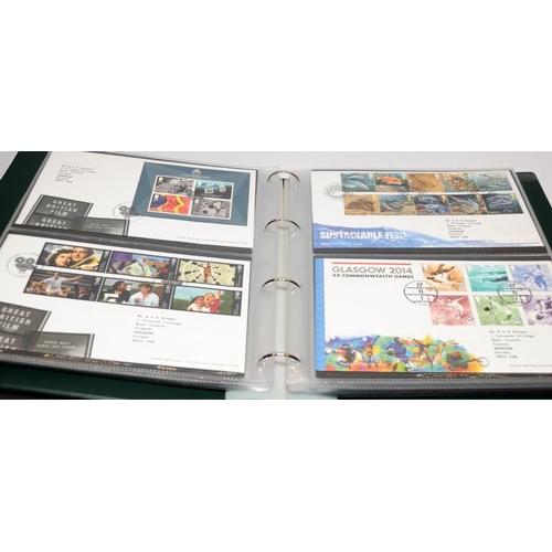 223 - Four large albums of mostly GB first day covers