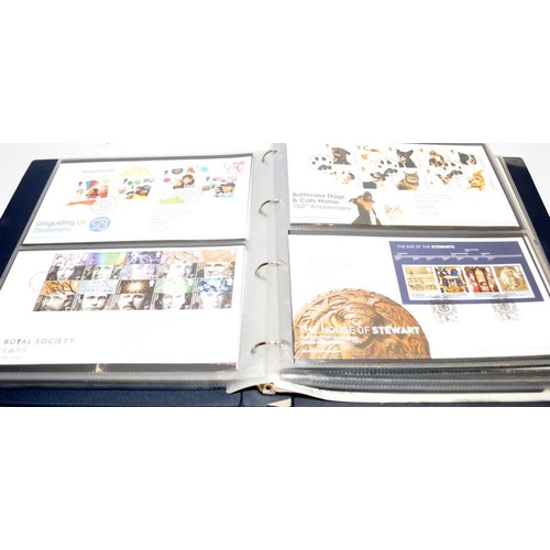 224 - Four large albums of mostly GB first day covers