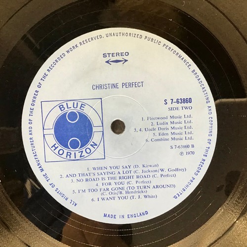 75 - RARE CHRISTINE PERFECT (McVIE FLEETWOOD MAC) VINYL LP RECORD. Near mint professionally machine clean... 