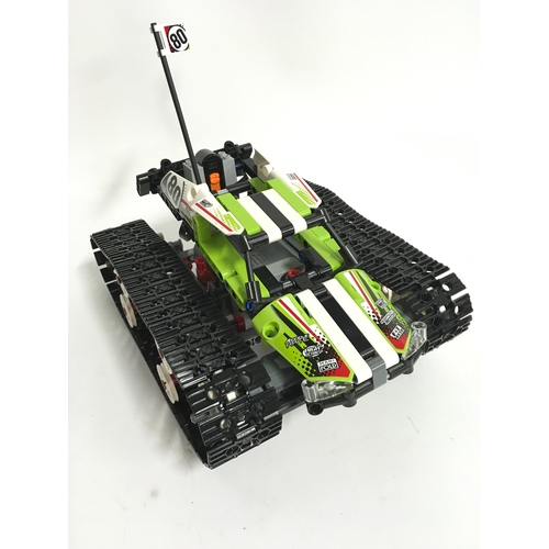 26 - Lego Technic RC Tracked Racer with instructions. 99.9% complete.