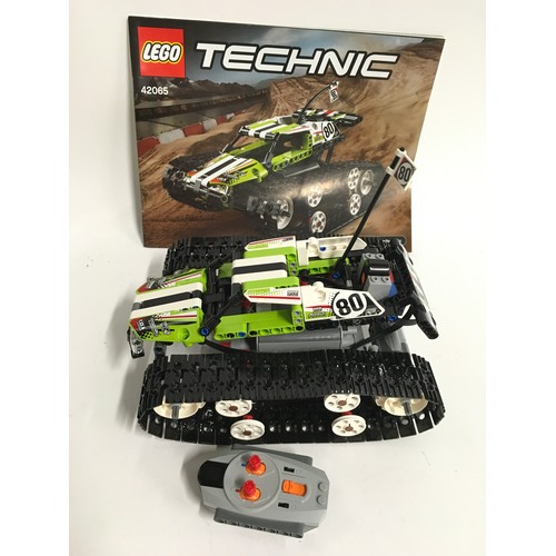 26 - Lego Technic RC Tracked Racer with instructions. 99.9% complete.