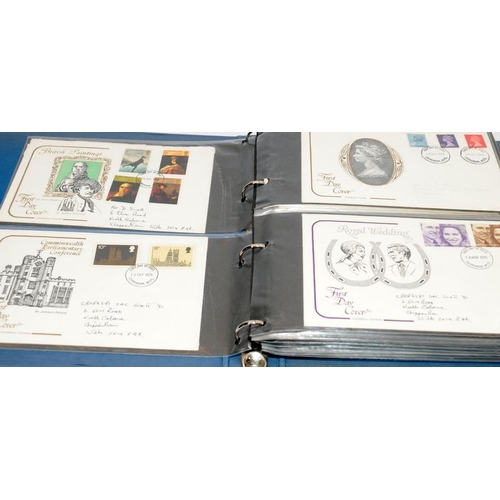 227 - Three stamp albums containing first day covers, presentation packs and related items