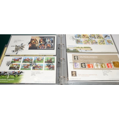 228 - Three albums containing a number of first day covers including coin covers