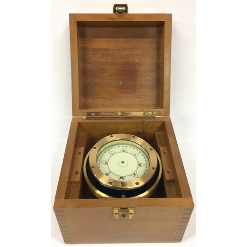 270 - 1986 Cutty Sark Tall Ships Race gimble compass in case.