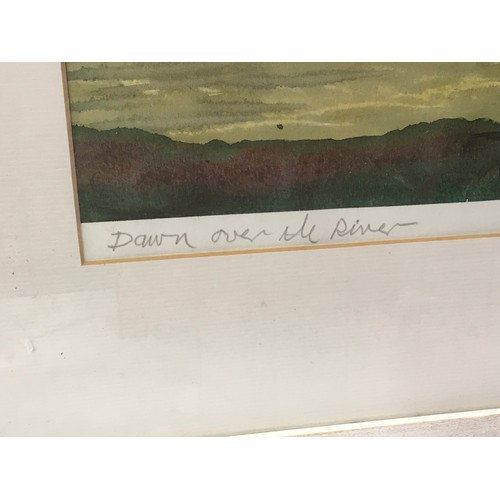 31 - Allin Braund 1915-2004: Framed and glazed watercolour painting 