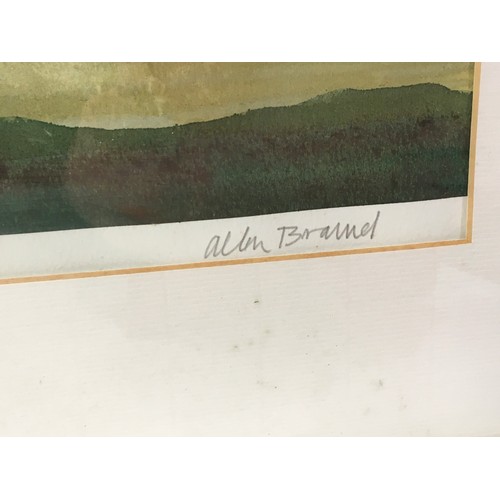 31 - Allin Braund 1915-2004: Framed and glazed watercolour painting 