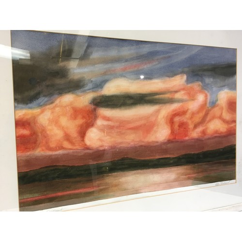 29 - Allin Braund 1915-2004: Framed and glazed watercolour painting 