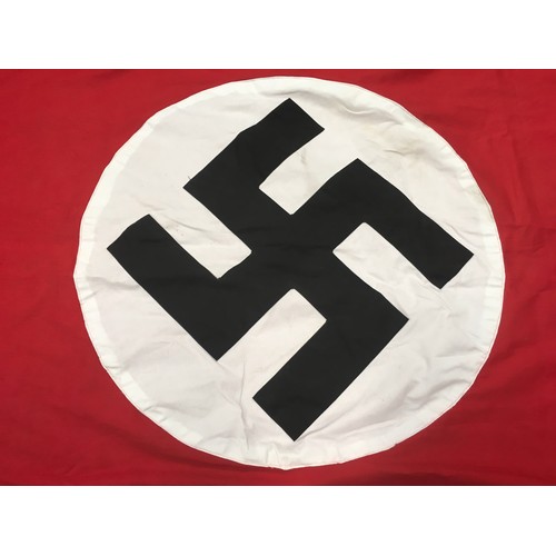 121 - Large Nazi German Swastika flag marked N.S.D.A.P 1940. 151x87cm examine.