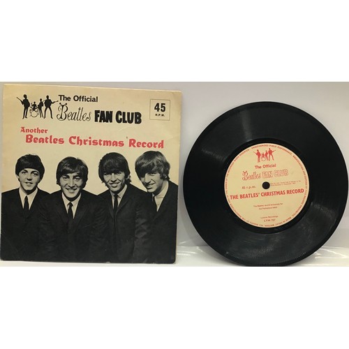 132 - THE BEATLES  'ANOTHER BEATLES CHRISTMAS' FLEXI DISC. This is the third installment in the Xmas flexi... 