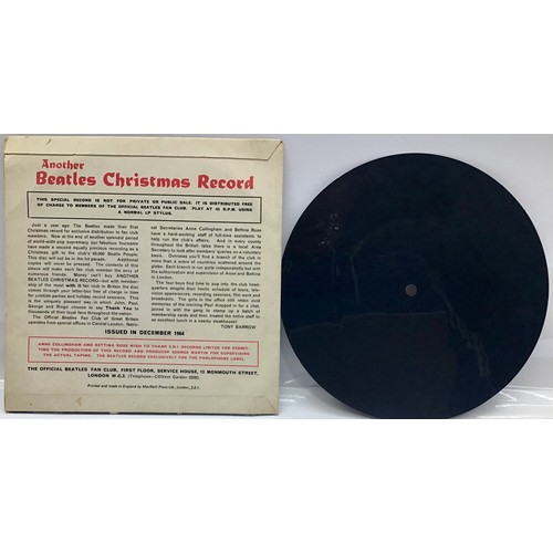 132 - THE BEATLES  'ANOTHER BEATLES CHRISTMAS' FLEXI DISC. This is the third installment in the Xmas flexi... 