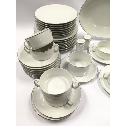 88 - Thomas, Germany fine bone china dinner service for eight place settings. 45 pieces in all. One of th... 