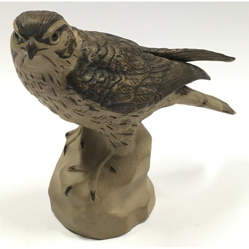 54 - Poole Pottery Barbara Linley Adams stoneware Merlin figurine 18cm tall.