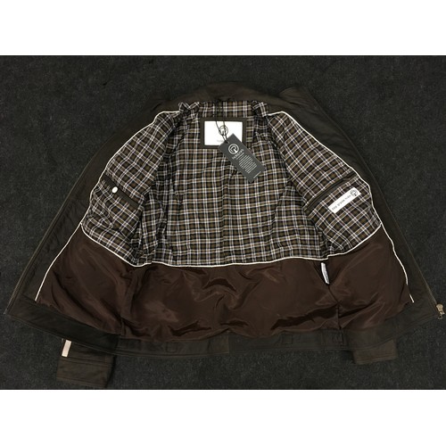 191 - A Hidepark brown leather jacket, Size M