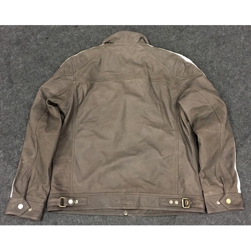 191 - A Hidepark brown leather jacket, Size M