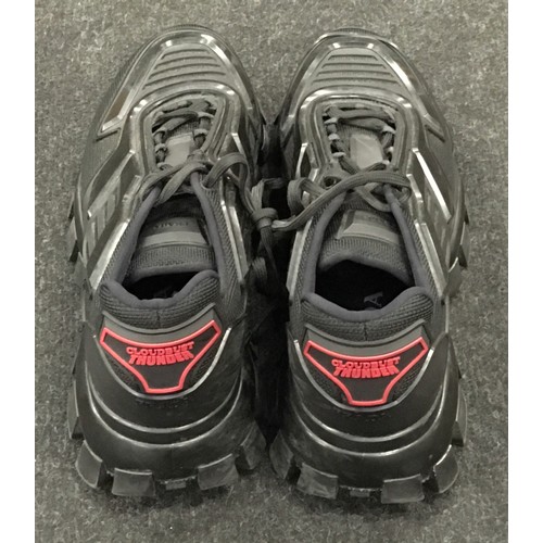 1 - A pair of Prada Cloudbust Thunder trainers , Black Size 9 with Prada Dust bag.