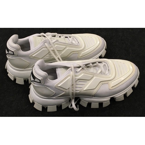 5 - A pair of Prada Cloudbust Thunder trainers , White Size 9 with Prada Dust bag.