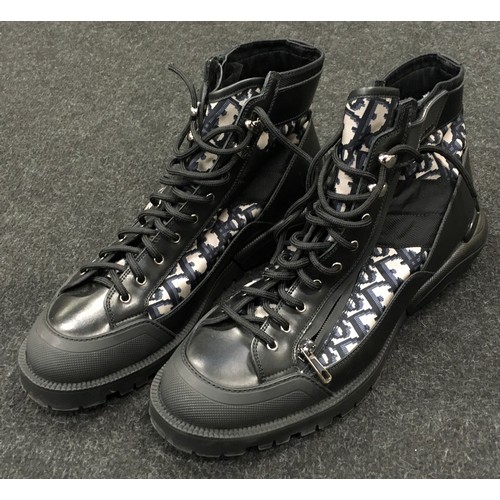 11 - Christian Dior combat boots size 9 ,with dust bag