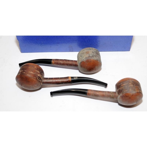 250 - Collection of vintage Ropp De Luxe cherry pipes. All presented in an unused condition and in an orig... 