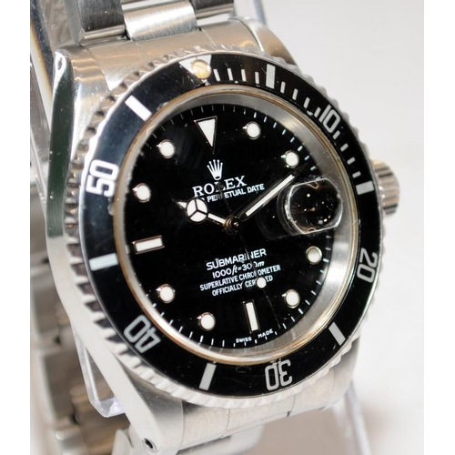 21 - Rolex Submariner boxed No Papers. (Special 5% +VAT commission on this lot)