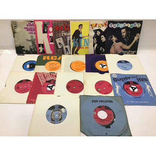 116A - COLLECTION OF KINKS 7” VINYL SINGLES. From the 60’s to the 80’s we find mainly in VG+ condition thes... 