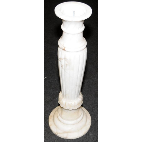 295 - Large classical figure of a nude lady mounted on a marble pedestal base. Super quality. O/all height... 