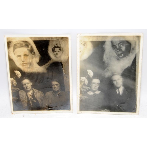 203 - Very unusual series of early Spirit photographs. Popular in the late Victorian and Edwardian periods... 