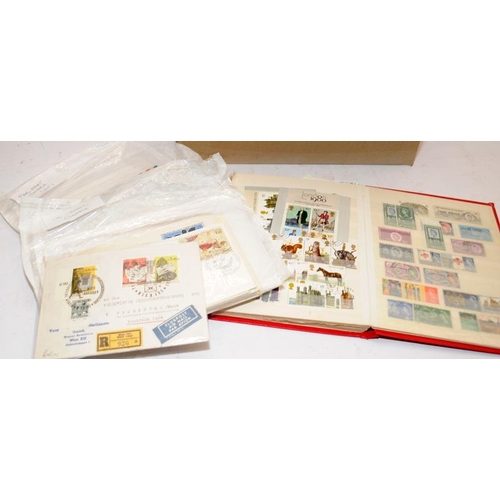 181 - Carton of stamps and first day covers, mostly GB, France and Far East (5)