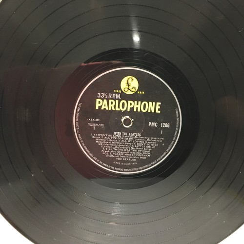 89A - THE BEATLES MONO LP 'WITH THE BEATLES' MIS-PRESS. This album is on Parlophone PMC 1206 from 1963 and... 