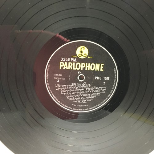 89A - THE BEATLES MONO LP 'WITH THE BEATLES' MIS-PRESS. This album is on Parlophone PMC 1206 from 1963 and... 