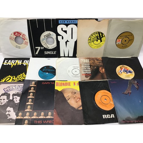 120A - NICE COLLECTION OF VARIOUS GENRE 7” VINYL SINGLES. We cover the likes of - Reggae - Rock - Punk - So... 