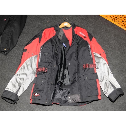 29 - Pair of as new unworn motorcycle jackets, one with tags attached. Smoothways black waxed cotton size... 