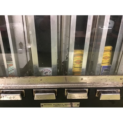 304 - 8 Vendor Esso cigarette machine, national Automatics.