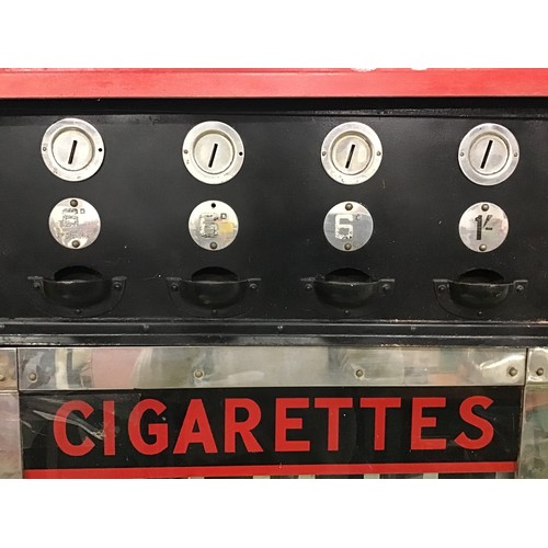 304 - 8 Vendor Esso cigarette machine, national Automatics.