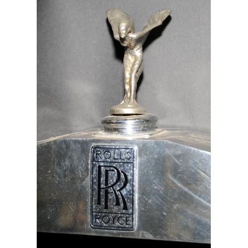 274 - Vintage Rolls Royce front grille complete with original silver lady Spirit of Ecstasy