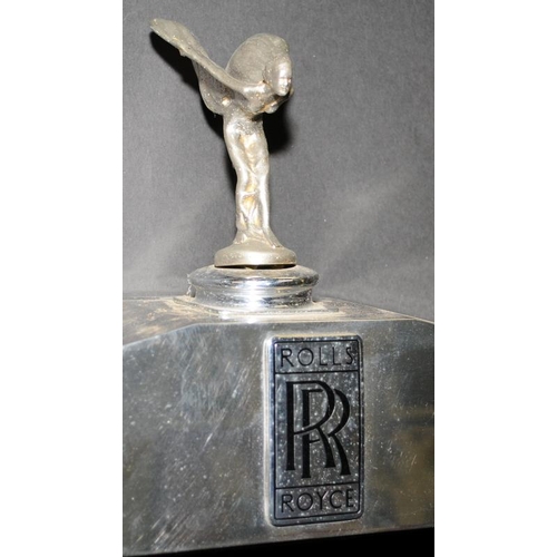 274 - Vintage Rolls Royce front grille complete with original silver lady Spirit of Ecstasy