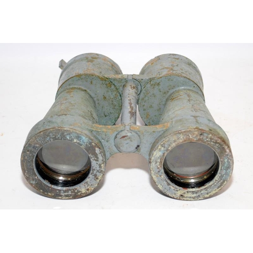 127 - WW2 German Kreigsmarine UDF 7x50 blc U-Boat conning tower binoculars ref:315932. Presented with age ... 