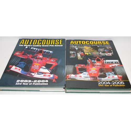 200 - 6 issues of Autocourse, the world's leading Grand Prix annual. Dates 1996-1997 through to 2004-2005 ... 