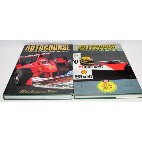 201 - Collection of Formula One annuals to include FIA annual '89 and '90. F1 Behind the Scenes 2002, Auto... 