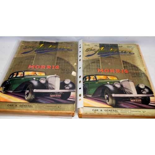 186 - Collection of early The Autocar  magazines to include three copies of the Show Report from 1936, two... 