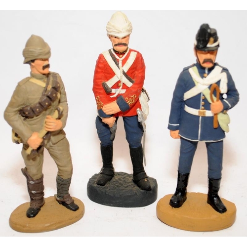 142 - Collection of quality hand painted limited edition military figures, six from the 'Soldiers of the Q... 