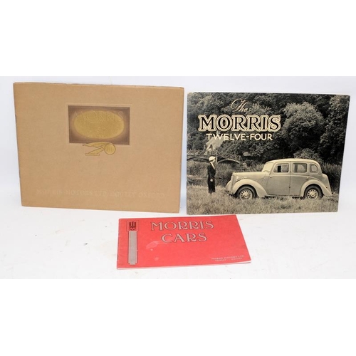 194A - Original vintage Morris Ten-Four (series M)  brochure dated 1938, a 26 page Morris Cars catalogue da... 