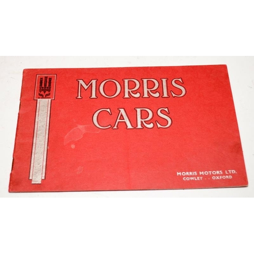 194A - Original vintage Morris Ten-Four (series M)  brochure dated 1938, a 26 page Morris Cars catalogue da... 